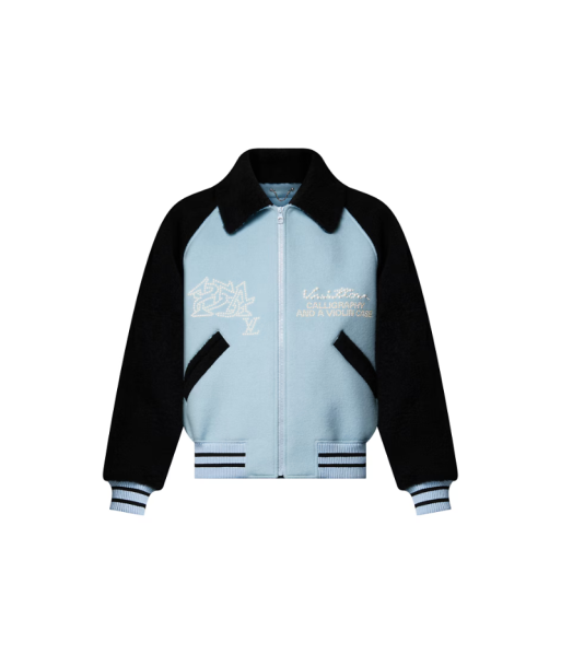 Jacket Blouson varsity en laine et sherling | Louis Vuitton Profitez des Offres !