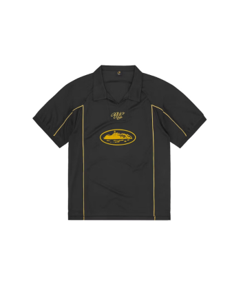 T-shirt Talismo Black Yellow Football Jersey | Corteiz rembourrage situé sous