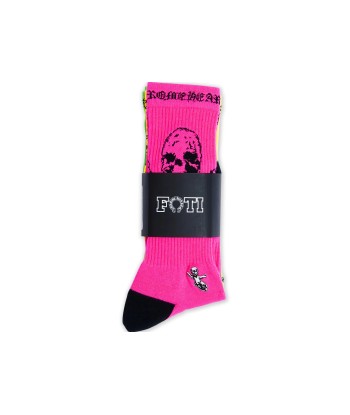 Chaussettes Chrome Hearts Foti (paquet de 3) Rose fluo/Jaune/Vert acheter