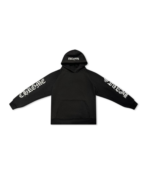 Hoodie Black Grey Fuck You Thermal | Chrome Hearts suggérées chez