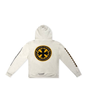 Hoodie White Gold Cross Logo | Chrome Hearts pas cher chine