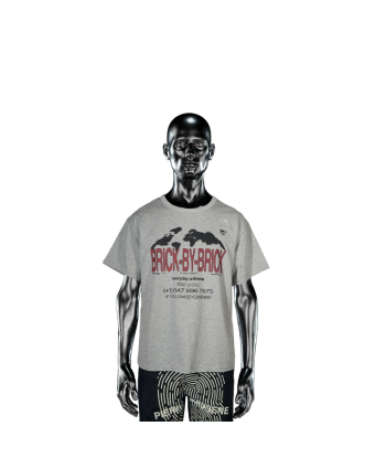 T-shirt Brick℗ Hotline T-shirt - Heather Grey | Pierre Bassene Voir les baskets