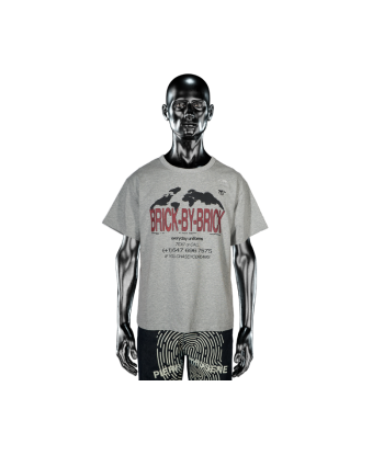 T-shirt Brick℗ Hotline T-shirt - Heather Grey | Pierre Bassene Voir les baskets