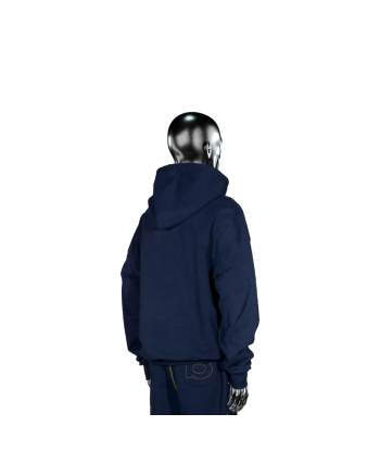 Hoodie UNI Fingerprint Hoodie℗ - Navy | Pierre Bassene pas cheres