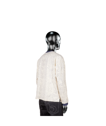 Longsleeve Longsleeve T-shirt - Cream/Blue Digital Camo℗ | Pierre Bassene Le MVP de beaucoup