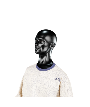 Longsleeve Longsleeve T-shirt - Cream/Blue Digital Camo℗ | Pierre Bassene Le MVP de beaucoup