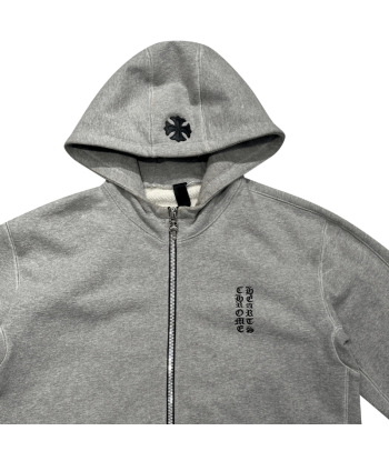 Hoodie Leather Patch Fuck You – Grey | Chrome Hearts Les êtres humains sont 