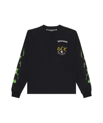 Longsleeve x Matty Boy Sex Records Flame Long-Sleeve 'Black' | Chrome Hearts Fin de série