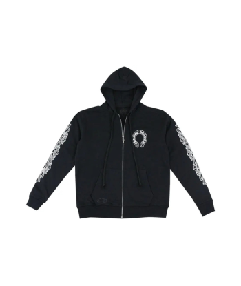 Zip Hoodie Floral Black | Chrome Hearts de France