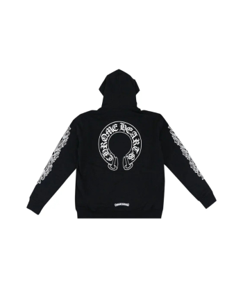 Zip Hoodie Floral Black | Chrome Hearts de France