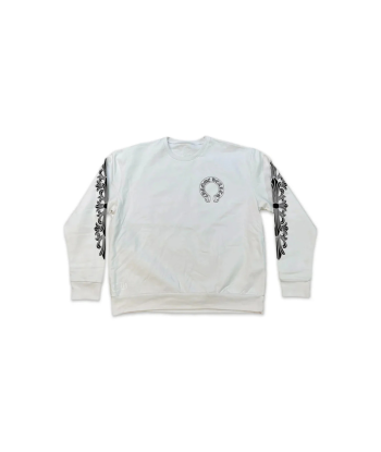 Crewneck Floral White | Chrome Hearts solde