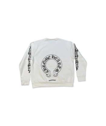 Crewneck Floral White | Chrome Hearts solde