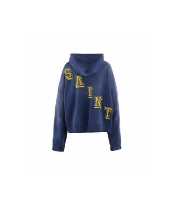 Hoodie Navy/Yellow | Saint Michael Venez acheter