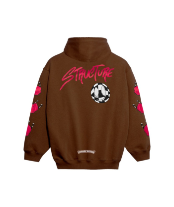 Hoodie Matty Boy 'Structure' Brown | Chrome Hearts d'Europe débarque