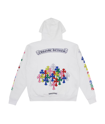 Hoodie Multi Color Cross White | Chrome Hearts Fin de série