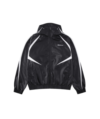 Jackets Leather Track Jacket Black/White | Unknown 50% de réduction en Octobre 2024