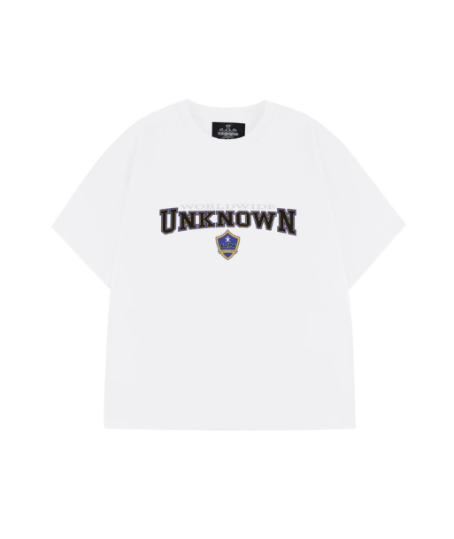 T-shirt White College Tee | Unknown basket pas cher