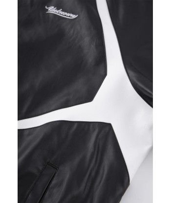 Jackets Leather Track Jacket Black/White | Unknown 50% de réduction en Octobre 2024