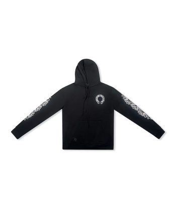 Hoodie Black Horseshoe Logo | Chrome Hearts Dans la société mordern