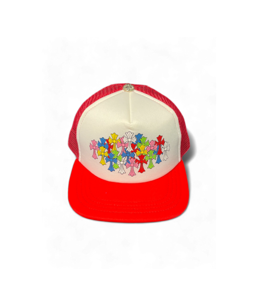 Cap Red Cemetery Multicolor Cross | Chrome Hearts pas cher chine