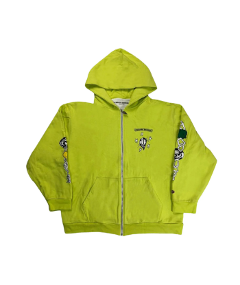 Zip Hoodie  Matty Boy Link 'Lime Green' | Chrome Hearts Toutes les collections ici