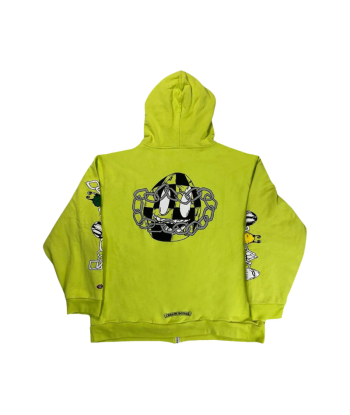 Zip Hoodie  Matty Boy Link 'Lime Green' | Chrome Hearts Toutes les collections ici