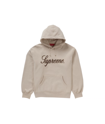 Hoodie Raised Script Stone | Supreme destockage