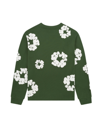 Longsleeve Cotton Wreath Green | Denim Tears les ligaments