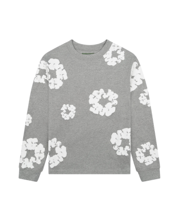 Longsleeve Cotton Wreath Grey | Denim Tears plus qu'un jeu 