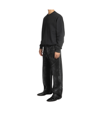 Pants Treated RL Black | Reveur Lucide brillant des détails fins