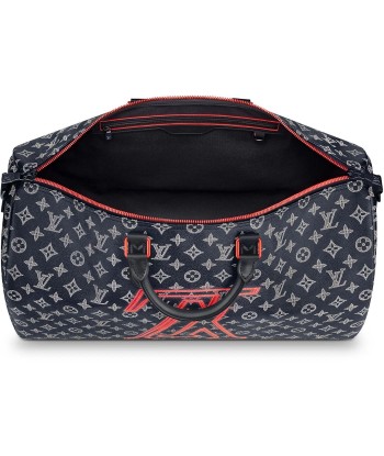 Louis Vuitton Keepall Bandouliere Monogram Upside Down Ink 50 Navy Faites des économies