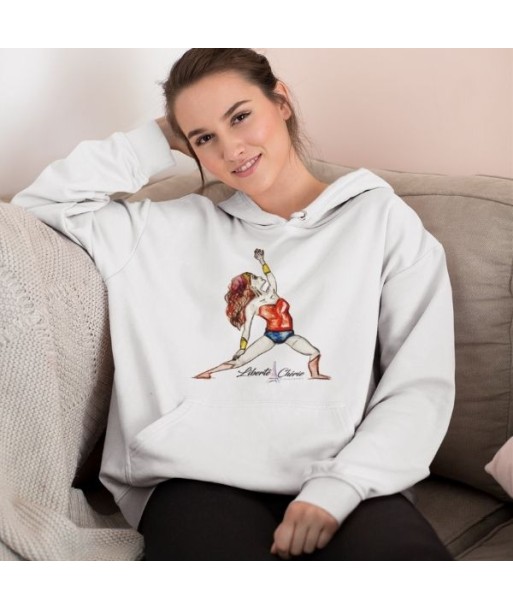 Liberté Chérie™ | Sweat Féministe À Capuche Posture De Guerrière Comparez plus de prix