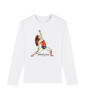 Liberté Chérie™ | T-Shirt Féministe Manches Longues Posture De Guerrière pas cher