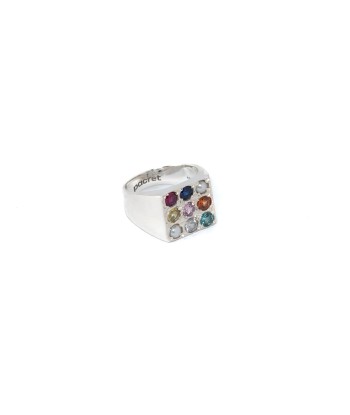 Pacret Studio "7 Sapphires" Silver Ring prix