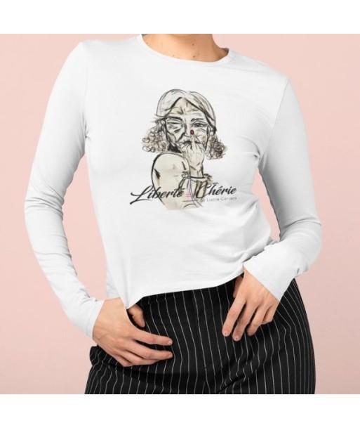 Liberté Chérie™ | T-Shirt Féministe Manches Longues Fuck Off la livraison gratuite