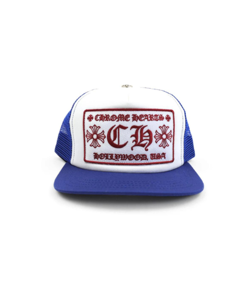 Trucker Cap Chrome Hearts CH Hollywood Blue/White Découvrez la collection