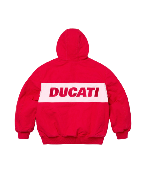 Supreme Ducati Hooded Racing Jacket Red Véritable concentré