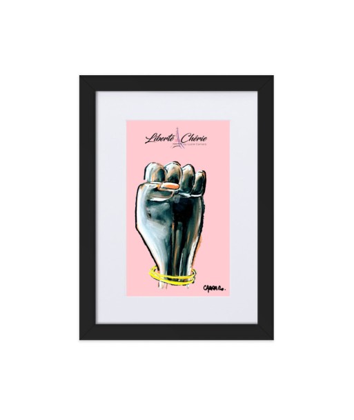 Liberté Chérie™ | Affiche Pop Art Féministe Encadrée Power Rose online