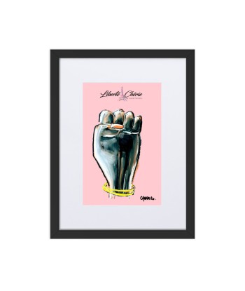 Liberté Chérie™ | Affiche Pop Art Féministe Encadrée Power Rose online