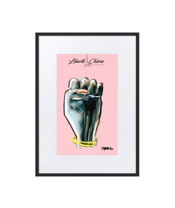 Liberté Chérie™ | Affiche Pop Art Féministe Encadrée Power Rose online