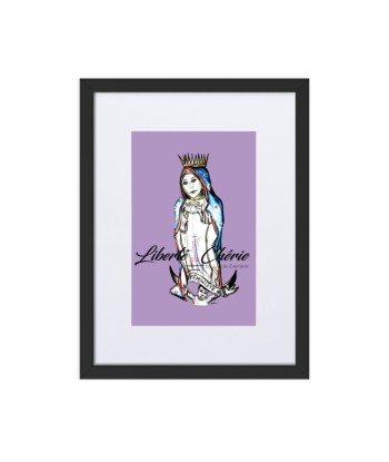 Liberté Chérie™ | Affiche Pop Art Féministe Lilas destockage