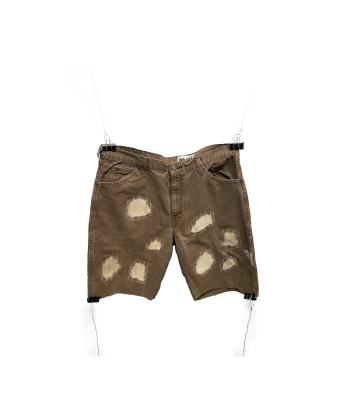 Short CLUB D'ART SAUVAGE dickies marron brillant des détails fins