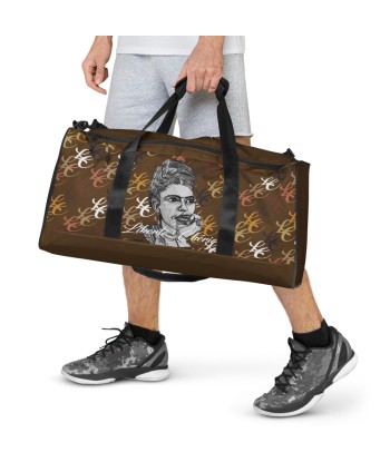 Liberté Chérie™ | Sac De Voyage Féministe Frida Monogramme Marron paiement sécurisé