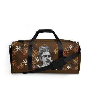 Liberté Chérie™ | Sac De Voyage Féministe Frida Monogramme Marron paiement sécurisé