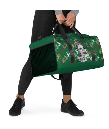 Liberté Chérie™ | Sac De Voyage Féministe Frida Monogramme Vert brillant des détails fins