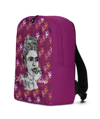 Liberté Chérie™ | Sac À Dos Féministe Frida Monogramme Prune pas cher