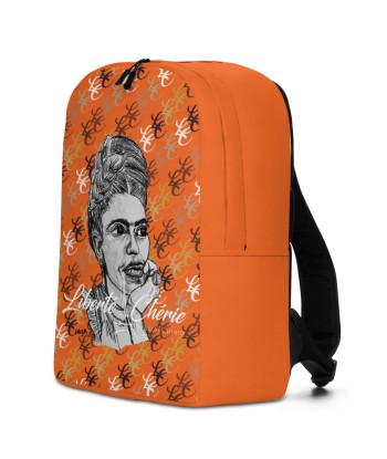 Liberté Chérie™ | Sac À Dos Féministe Frida Monogramme Orange pas cher