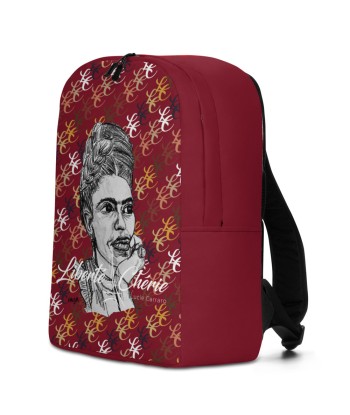 Liberté Chérie™ | Sac À Dos Féministe Frida Monogramme Lie De Vin shop