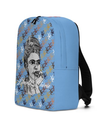 Liberté Chérie™ | Sac À Dos Féministe Frida Monogramme Bleu Jeans l'achat 