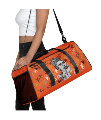 Liberté Chérie™ | Sac De Voyage Féministe Frida Monogramme Orange les muscles